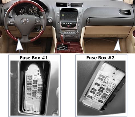 fuse box lexus gs 350 2007 