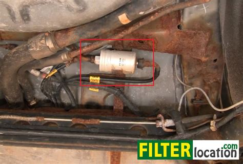 g6 fuel filter location 