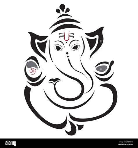 gansji god black white, Ganesha god hindu black white stock photo 340969811