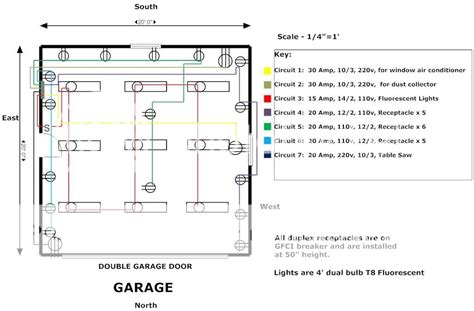 garage electric wiring examples 