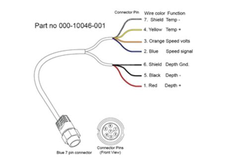 garmin transducer wiring diagram 4 pin 