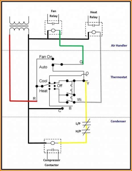 gas furnace relay wiring diagram 