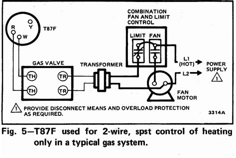 gas heater thermostat wiring 