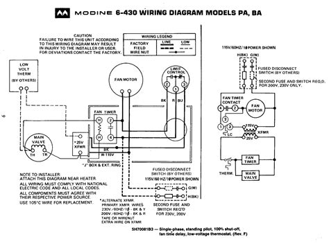 gas unit heater wiring diagrams 