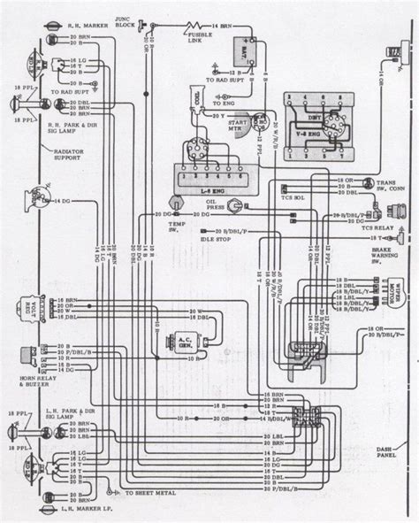 gauge wire diagram 71 camaro 