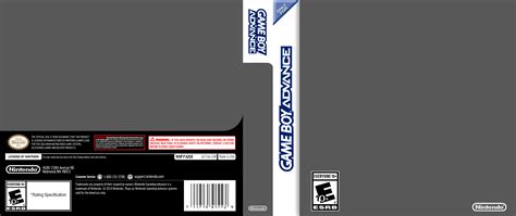 Gba Game Cover Template