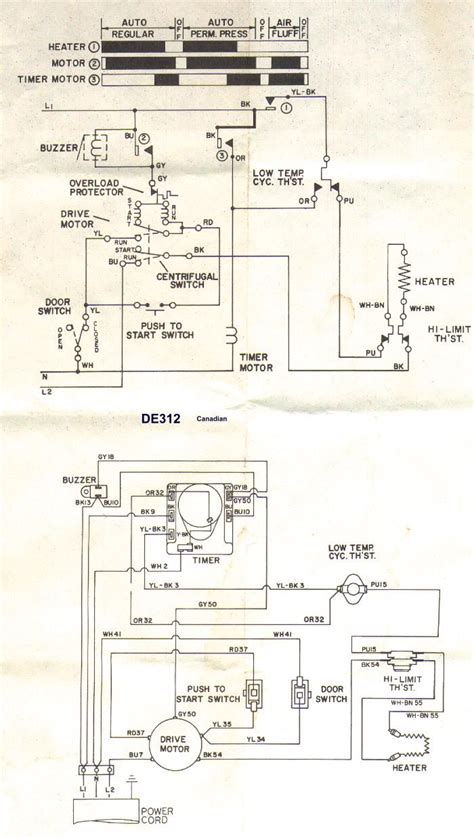 ge electric clothes dryer wiring diagram 