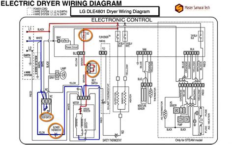 ge electric dryer schematic 