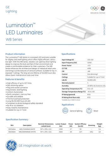 Ge Led Lighting Catalog