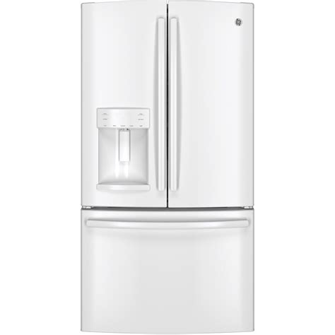 ge white refrigerator with ice maker