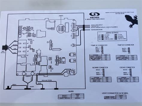 gecko spa control wiring diagram 