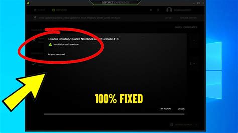 geforce install cannot continue, How to update nvidia geforce game ready driver update is available