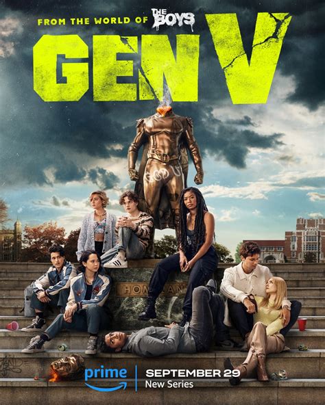 gen v serie cast, Gen v poster teases golden boy in the boys spin-off