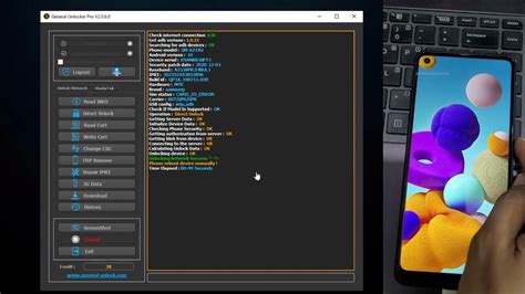 general unlocker pro tool, Unlock samsung galaxy a21 sm a215u sprint, boost by general unlocker