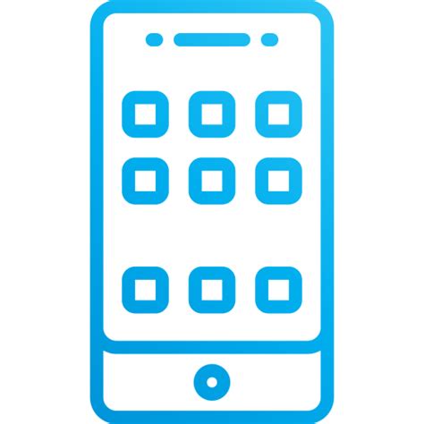 generic mobile app icon, Mobile app generic flat icon