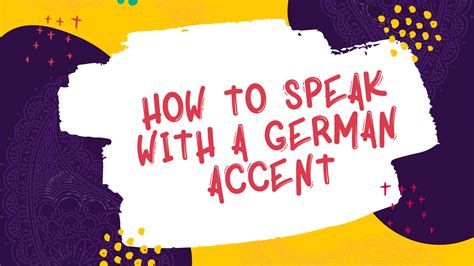 german accent