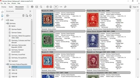 Germany Stamp Catalogue