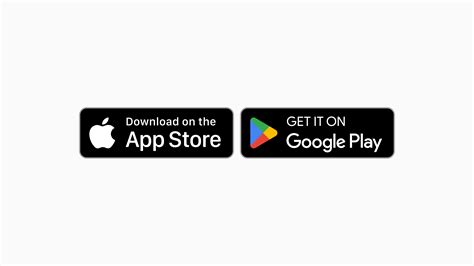 get it on google play and app store, Get it on google play & download app store buttons