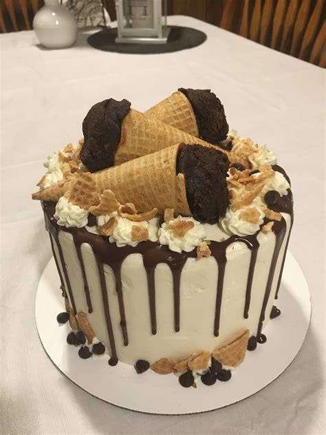 giant ice cream cake