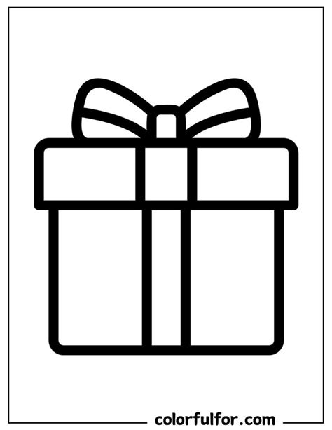 gift box coloring pages, Gift box coloring pages printable coloring pages