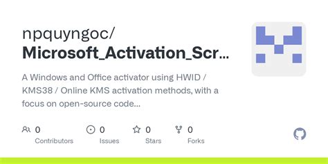 github ms activation script, Windows 10 activator github 2023 – get latest windows 10 update