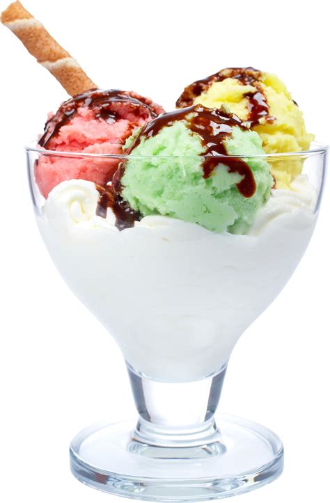 glass ice cream