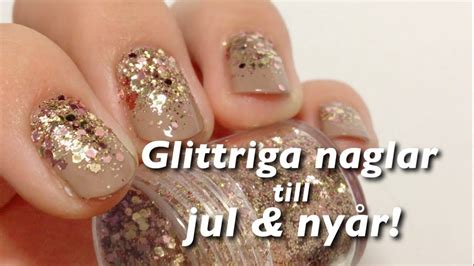 glittriga naglar