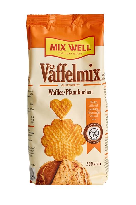 glutenfri våffelmix