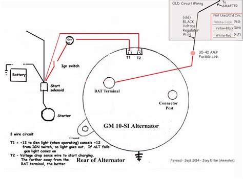 gm alternator wiring 