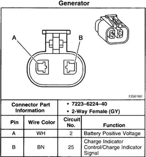 gm alternator wiring 2000 