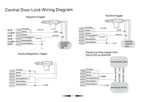 gm door lock actuator wiring 