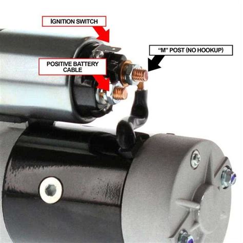 gm mini starter wiring starter 