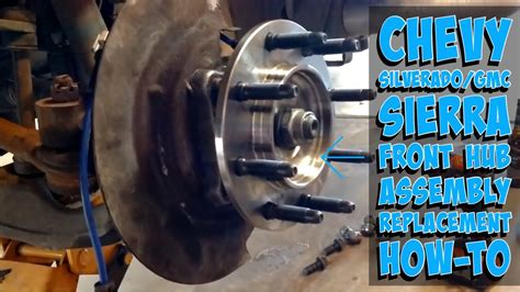 gmc sierra front wheel bearing replacement