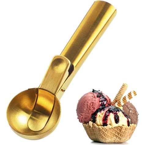 gold ice cream scoop