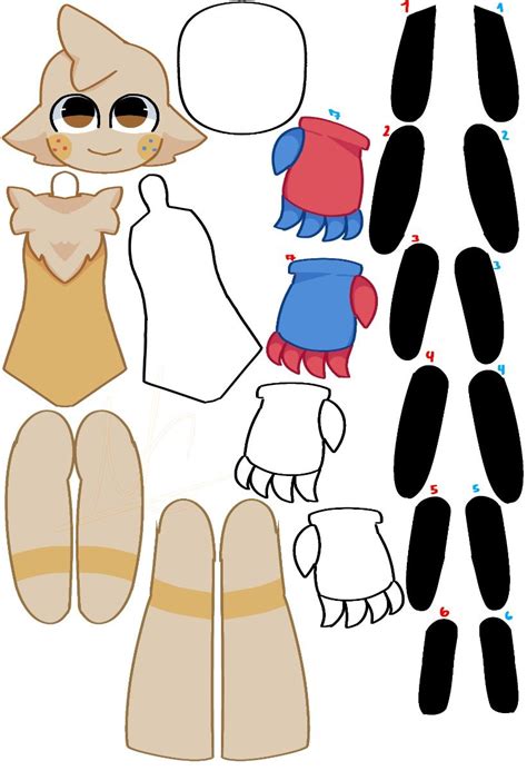Goob Paper Doll Template