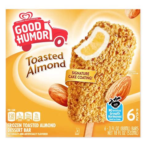 good humor toasted almond ice cream bars