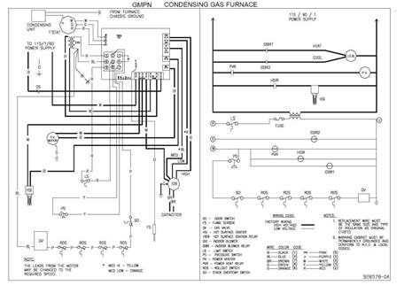 goodman wiring schematic 