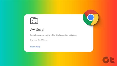 google chrome error code out of memory, How to fix google chrome error code: out of memory on windows