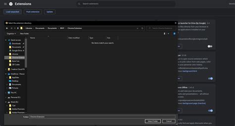google chrome extensions folder, Fix 