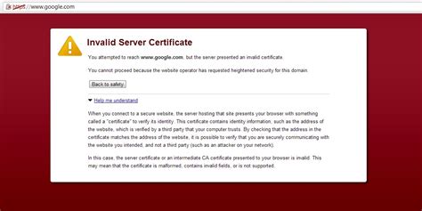 google chrome invalid certificate, Invalid server certificate in chrome: 3 methods to fix the error. Err cert date invalid – telegraph