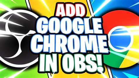 google chrome obs, Obs chrome browser. Como grabar / capturar google chrome con obs