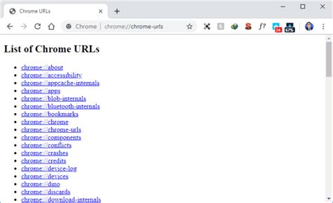 google chrome urls list, Chrome urls list google beebom uses their. Chrome list secret urls google url uses complete their edge