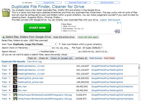 google drive duplicate cleaner, Organizer & duplicate remover for google drive. Cleaner duplicate screenshots 2420 1525 screenshot