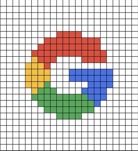 google logo pixel grid, Logo pixel art grid disount deals