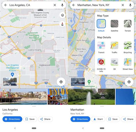 google maps in app search bar, Search for nearby places & explore the area