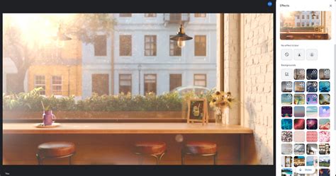 google meet background cafe scene, Gray google meet background