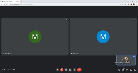 google meet call screen shot, How to share screen in google meet