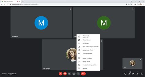 google meet chat, Use guidebooks to get started with calling in google meet