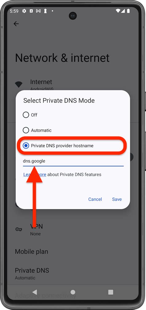 google private dns hostname, Here’s how to set up private dns on android. Bypass censorship by dns