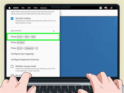 google remote desktop control alt delete, 